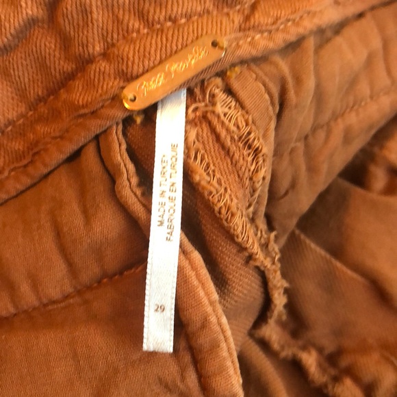Free People On My Mind Wide Leg Pants Terracotta - Picture 4 of 8